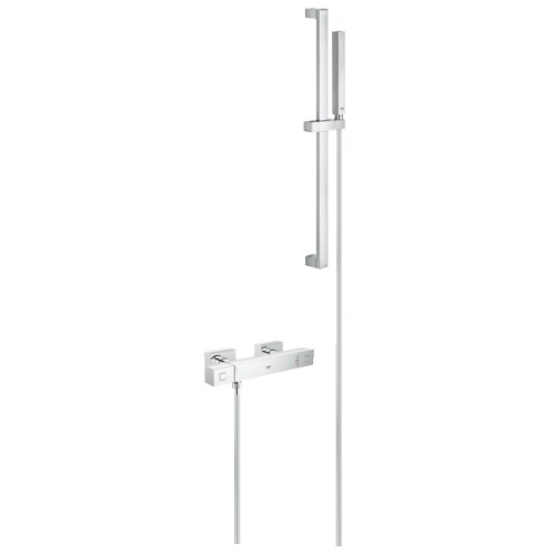 GROHE Grohtherm Cube-Termostatická sprchová baterie,sprchová souprava 600 mm,chrom 34492000 GROHE Grohtherm Cube-Termostatická sprchová baterie,sprchová souprava 600 mm,chrom 34492000