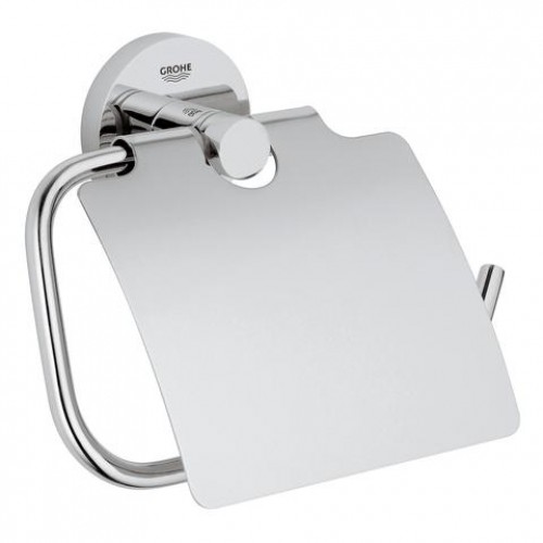 GROHE Essentials držák toaletního papíru s krytem, chrom 40367000