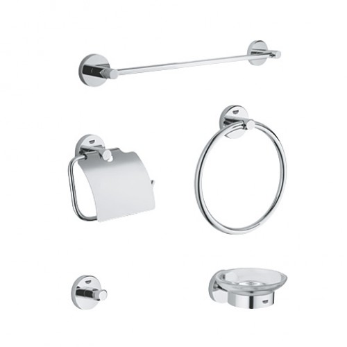 GROHE Essentials sada doplňků, chrom 40344000 GROHE Essentials sada doplňků, chrom 40344000