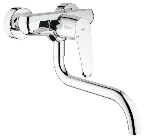 GROHE Eurodisc Cosmopolitan nástěnná páková dřezová baterie, DN 15, chrom 33772002