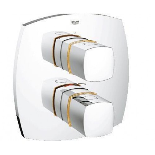 GROHE Grandera termostatická sprchová baterie podomítková, chrom/zlato 19934IG0