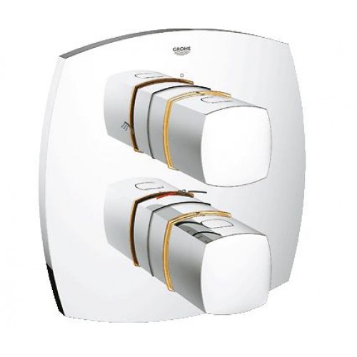 GROHE Grandera termostatická sprchová baterie podomítková, chrom/zlato 19937IG0