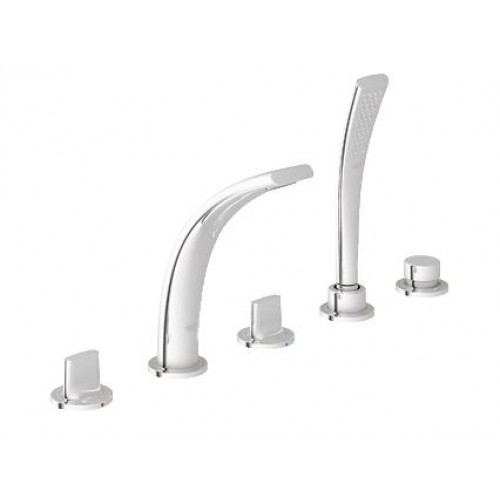 GROHE Ondus pětiotvorová páková vanová baterie, chrom 31047000