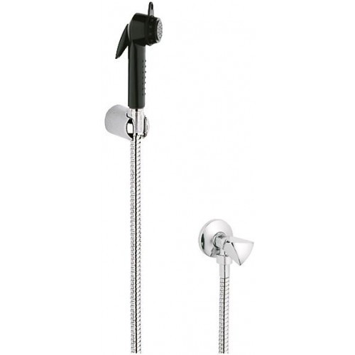 GROHE držák na stěnu souprava sprchový proud, chrom/černá 27829000