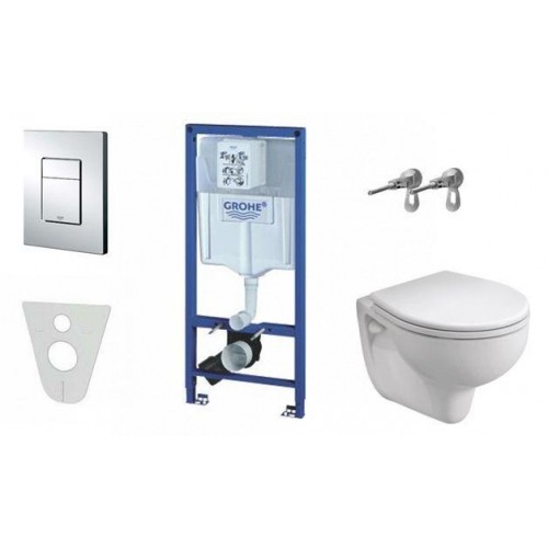 GROHE Rapid SL - Rapid SL pro závěsné WC, kompletní sada 38528SET-KR