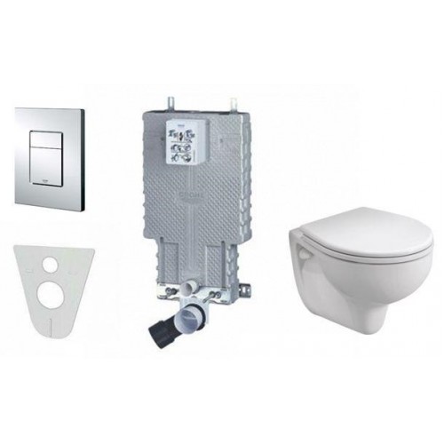 GROHE Uniset - Uniset pro závěsné WC, kompletní sada 38643SET-KS GROHE Uniset - Uniset pro závěsné WC, kompletní sada 38643SET-KS