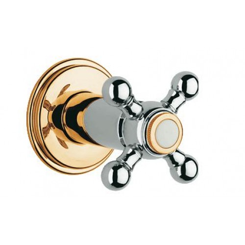 GROHE Sinfonia vrchní díl podomítkového ventilu, chrom/zlato 19031IG0