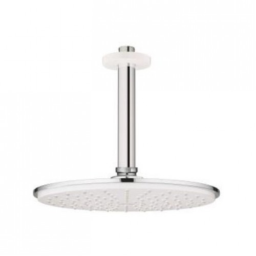 GROHE Rainshower - Hlavová sprcha Cosmopolitan,stropní výpusť 142 mm,bílá/chrom 26053LS0