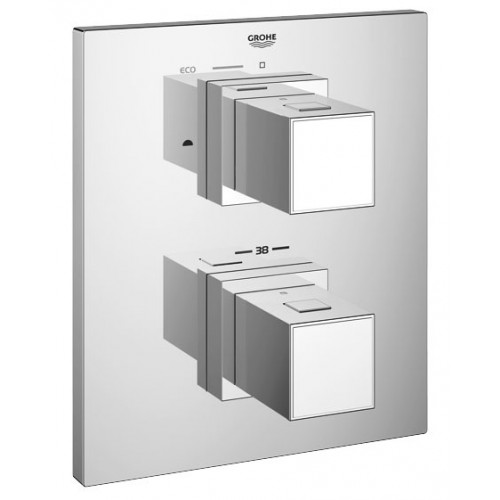 GROHE Grohtherm Cube termostatická vanová baterie pod omítku, chrom 19958000