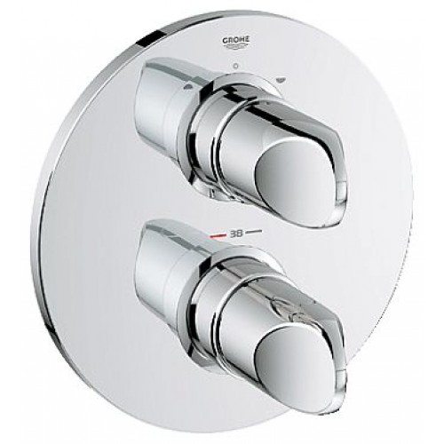GROHE Veris Termostatická vanová baterie pod omítku, chrom 19364000 GROHE Veris Termostatická vanová baterie pod omítku, chrom 19364000