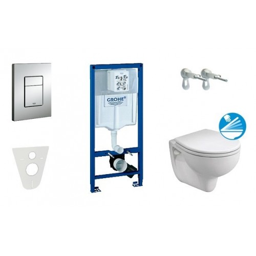 GROHE Rapid SL - Rapid SL pro závěsné WC, kompletní sada 38528SET-KD