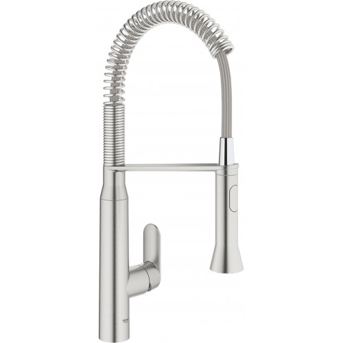 GROHE K7 Dřezová baterie s flexibilním ramenem, supersteel 31379DC0