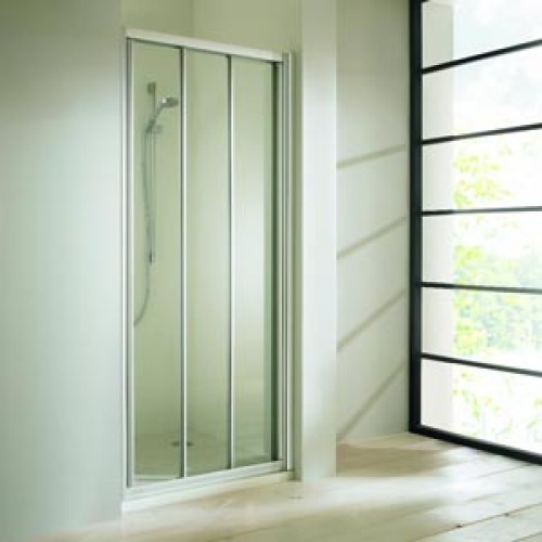 HUPPE Classics GT 900 Sprchové dveře s pevným dílem čirá/stříbro mat 501033087321