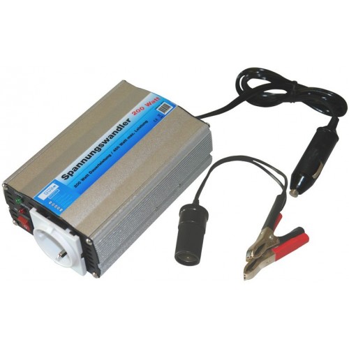 GÜDE Měnič napětí 12/230 Volt 200/400 Watt 69010