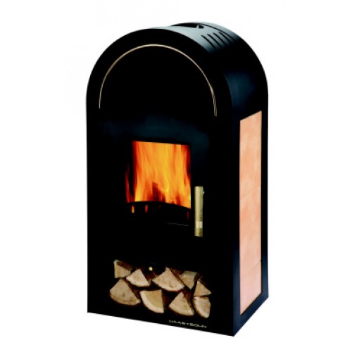 HAAS+SOHN krbová kamna Grand Max Plus II černá, béžová dlažba 0433117100000