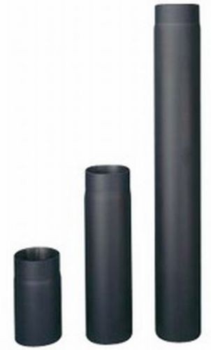 HAAS+SOHN Trubka kouřovodu, čistící otvor, černá 1 m, 130 mm (1,5) 1101139710000