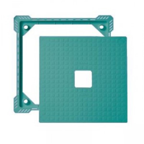 HACO dvířka pod obklad DPO 200x200 Z plast, zelená 0107