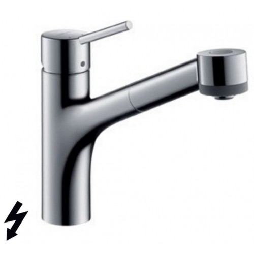 Hansgrohe TALIS S Pák. kuchyňská armatura se sprškou pro beztlak. ohřívače, chrom 32842000