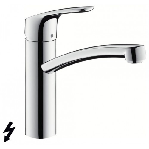 Hansgrohe FOCUS E2 Páková kuchyňská armatura DN15 pro beztlak. ohřívače, chrom 31804000