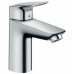 Hansgrohe Logis Páková umyvadlová baterie 100, s odtokovou soupravou Push-Open, chrom 71107000