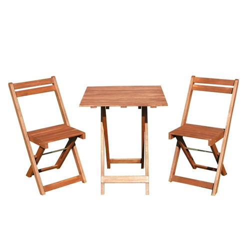 HAPPY GREEN Balkonový dřevěný set Acacia 3-dílný 37BSRETXFCH HAPPY GREEN Balkonový dřevěný set Acacia 3-dílný 37BSRETXFCH