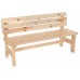HAPPY GREEN ROŽMBERK Lavice zahradní 150 x 50 x 80 cm, masivní dřevo 37PIVO3L