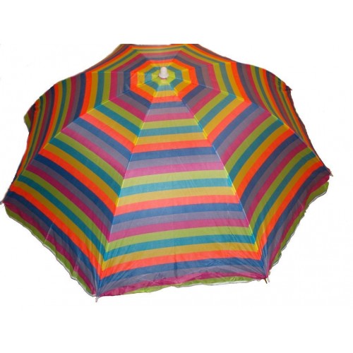 HAPPY GREEN Slunečník 180 cm pruhy 50ZJ16081