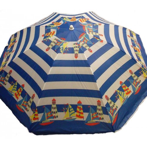 HAPPY GREEN Slunečník s kloubem 180 cm maják modrý