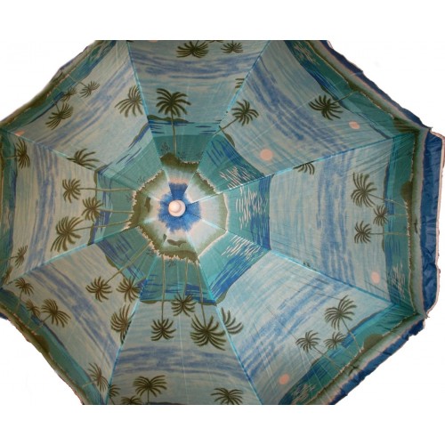 HAPPY GREEN Slunečník 180 cm palmy modré