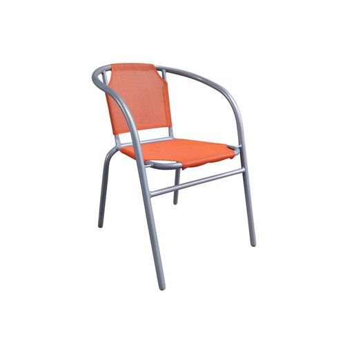 HAPPY GREEN Křesílko ocelové textilen, oranžové 5032012O HAPPY GREEN Křesílko ocelové textilen, oranžové 5032012O