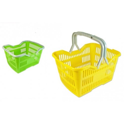 HEIDRUN TWILLIE nákupní košík 22 x 40 x 30 cm zelený 1103