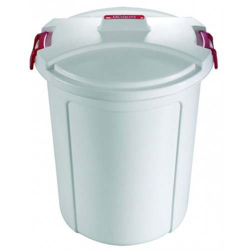 HEIDRUN popelnice kulatá 46 l bílá 1462