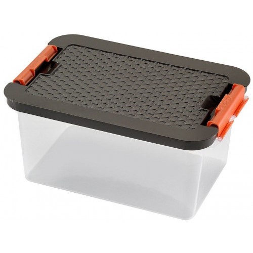 HEIDRUN Box CLIP, víko Rattan, 34 x 52 x 36,5 cm, 45 l, 4607