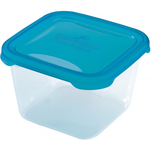HEIDRUN Dóza na potraviny POLAR FROST,14,5x14,5x6,4 cm,0,9L,transparent./mix barev 1760