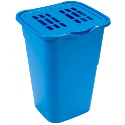 HEIDRUN Koš na špinavé prádlo modrý 53,5 x 40 x 36,5 cm 50 l 1307 HEIDRUN Koš na špinavé prádlo modrý 53,5 x 40 x 36,5 cm 50 l 1307