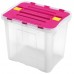 HEIDRUN Box úložný s integrovaným černým víkem 30l 1643