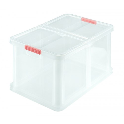 HEIDRUN UNIBOX s víkem 39,5 x 29,5 x 21 cm, 18 l, transparentní, 7083 HEIDRUN UNIBOX s víkem 39,5 x 29,5 x 21 cm, 18 l, transparentní, 7083