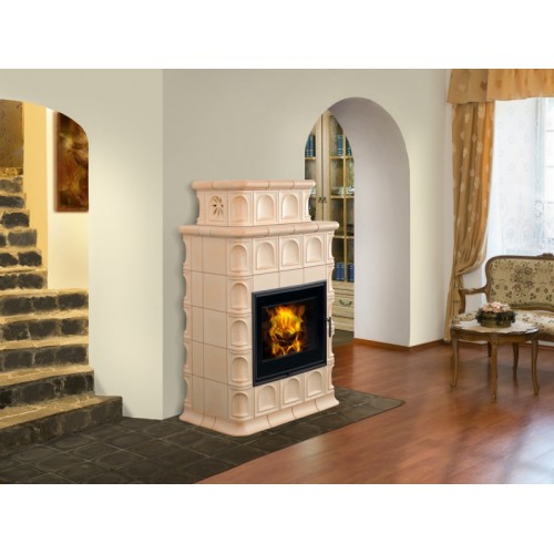 Hein Baracca 3 TV kachlová kamna s teplovodním výměníkem Hein Baracca 3 TV kachlová kamna s teplovodním výměníkem