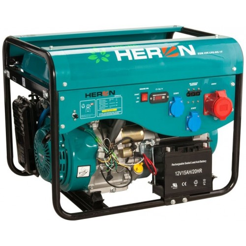 HERON LPGG 43-3F elektrocentrála benzínová a plynová 13HP / 5,3KW 8896319