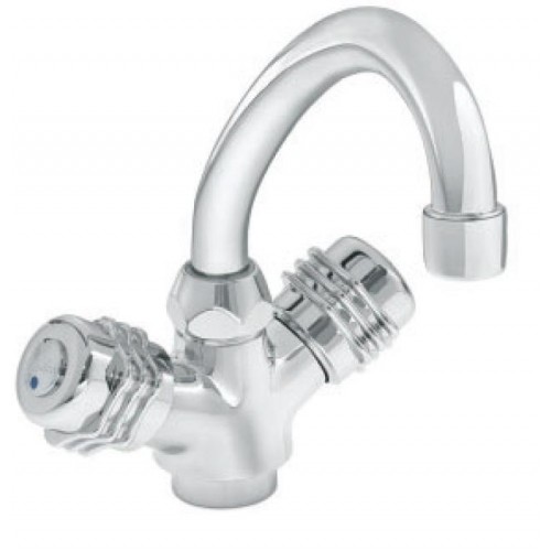 HERZ Val dřezová směšovací baterie, "HU" výtok, rohové ventily UH07153