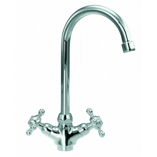 HERZ Stil umyvadlová směšovací baterie, "J"- výtok, horní část sifónu 5/4" UH07079