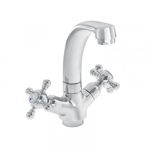 HERZ Stil umyvadlová směšovací baterie, litý výtok, horní část sifónu 5/4" UH07073