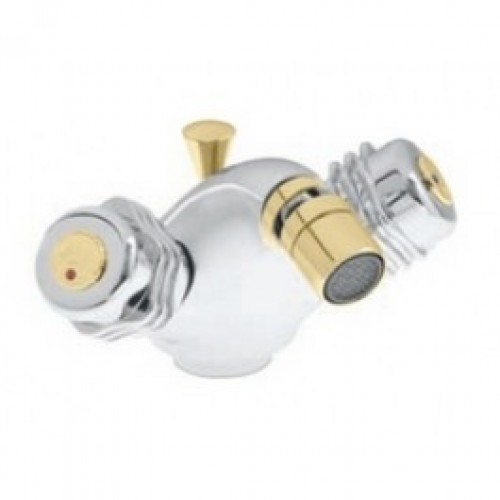 HERZ Val bidetová směšovací baterie, horní část sifónu, 5/4", rohové ventily UH07551