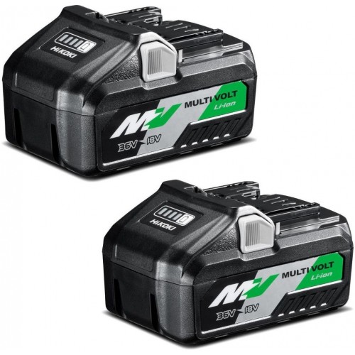 HiKOKI 375575 Sada akumulátorů Multi Volt (2x BSL36A18) 36V, 4.0Ah / 18V, 8.0Ah