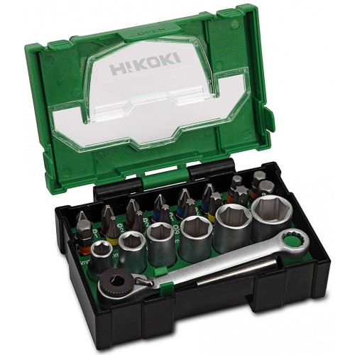HiKOKI 40030020 Sada bitů a nástrčných klíčů 24 ks