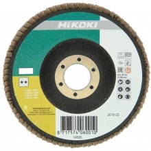 HiKOKI 4100112 Brusný lamelový kotouč na nerez a kov 115x22,23mm, Z60