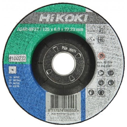 HiKOKI 4100232 Brusný kotouč na kov 125x22,2x6mm