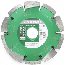 HiKOKI 4100298 Diamantový drážkovací, frézovací kotouč 125x22,2x7mm dvouřadý
