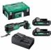 HiKOKI CV18DAWRZ Aku MultiTool (2x18V/2,0Ah) HITBOX