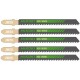 HiKOKI 750021 HCS Plátek na dřevo do přímočaré pily, 100,4/75x9,5x1,25mm, 5ks